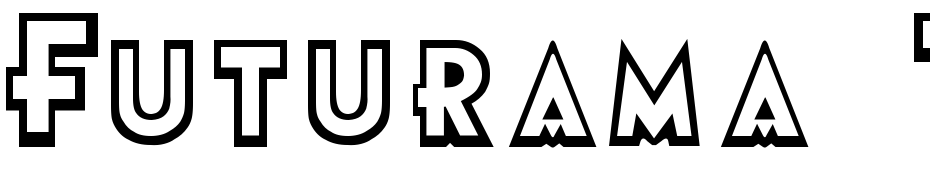 Futurama Title Font cкачати шрифт безкоштовно
